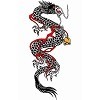 タトゥーシール 黒龍