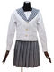 私立学園のセーラー服(中間服) BIG